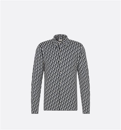 dior oblique long sleeve shirt